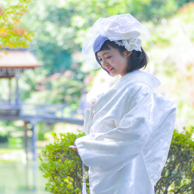 多治見の永保寺での前撮りと夢想庵での人前式と食事会